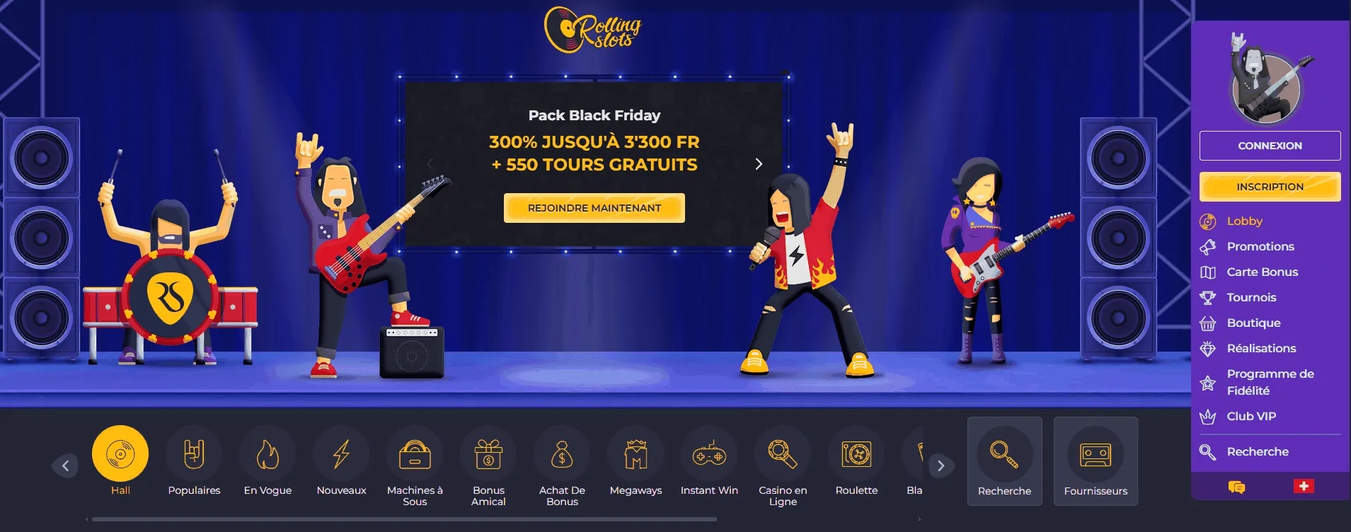 Casino en ligne International Rolling Slots